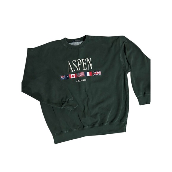 Brandy Melville Aspen Colorado Embroidered Sweatshirt‎ Sz M/L - Picture 1 of 4